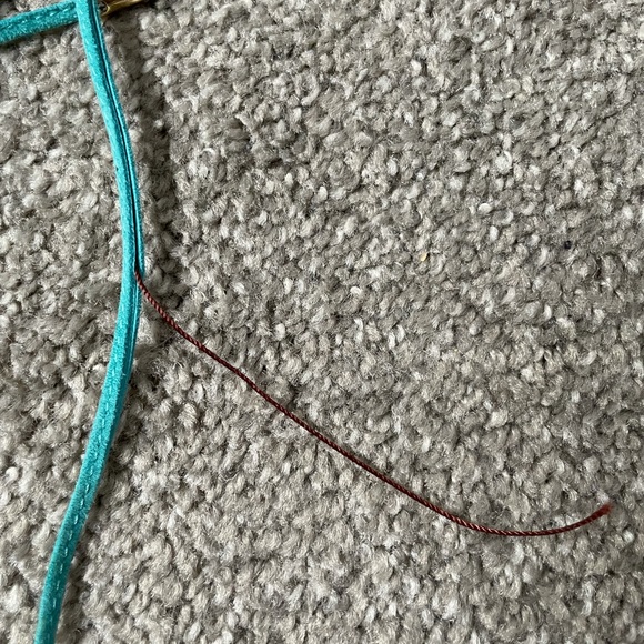 Brian Atwood Tyra- Lace up Teal Snakeskin Heels - Picture 4 of 5